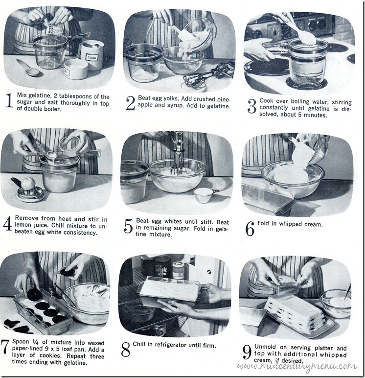 Pineapple Chiffon Cake 1963 The Mid Century Menu