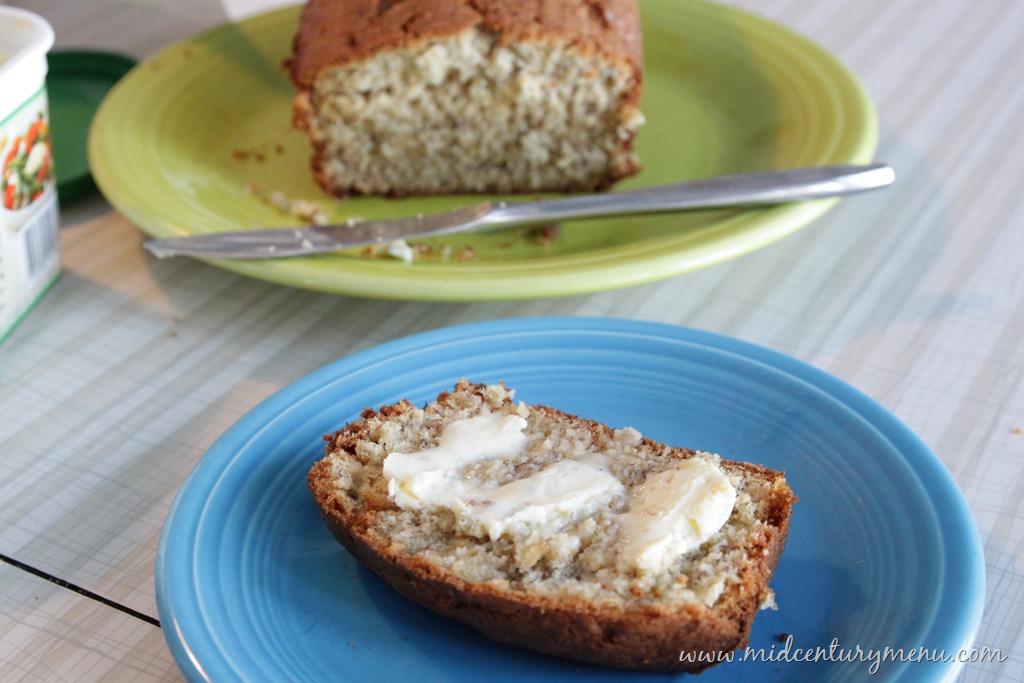 Banana Tea Bread A Vintage Recipe Test The Mid Century Menu